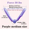 Purple Medium Yoga; Fitness Pelvic Floor Muscle Trainer; Used to Tighten Buttocks to Reduce Inner Thigh Fat; Stovepipe Fat Reducer To Contract Pelvic